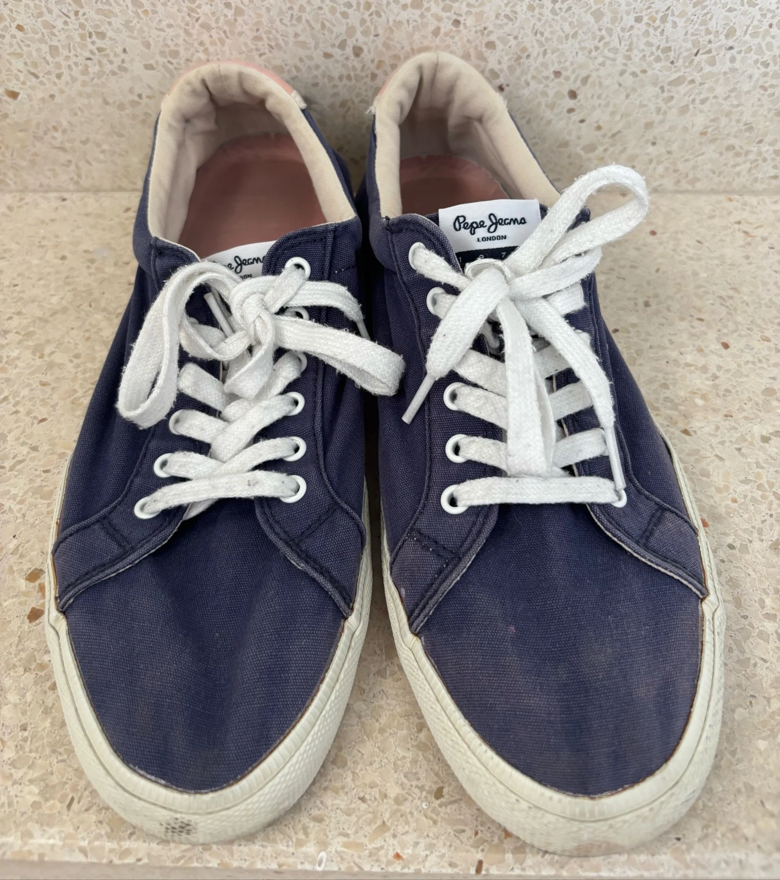 Zapatillas de lona azul marino Pepe Jeans  – photo 2